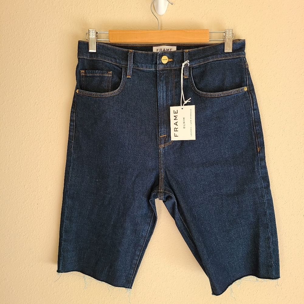 NWT Frame Le Vintage Bermuda Shorts. Size 29